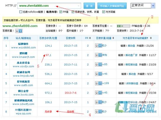 宁津友情链接检查工具的使用